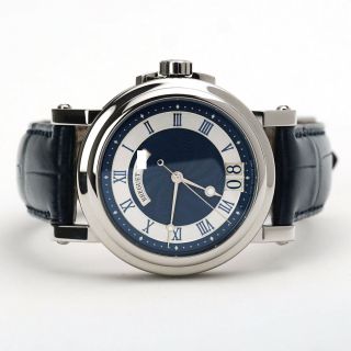 Breguet Marine Automatic Big Date Wristwatch 5817st/y2/5v8 Blue Dial