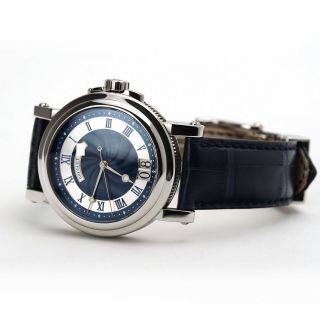 Breguet Marine Automatic Big Date Wristwatch 5817ST/Y2/5V8 Blue Dial 4