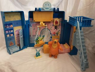 Vintage Bear In The Big Blue House Playset Carry Along Fisher Price Jim Henson