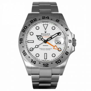 Full Sticker 2021 Rolex Explorer Ii Steel White Dial 42mm Watch Model 226570