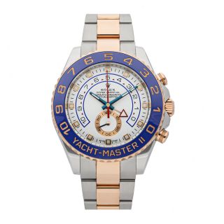 Rolex Yacht - Master Ii Auto Steel Everose Gold Mens Oyster Bracelet Watch 116681