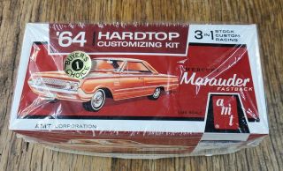 Amt 1/25 1964 Mercury Marauder Hardtop 3 In 1 Model Car Kit 6022 1995 Version