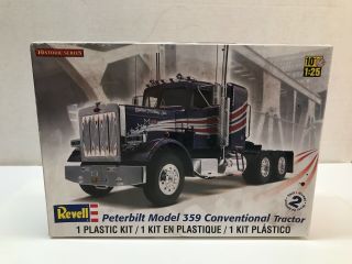 Revell 1/25 Scale Peterbilt Model 359 Conventional Tractor Truck Model Kit