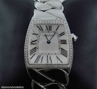Cartier La Dona 29mm Diamond 18k White Gold Ladies Watch