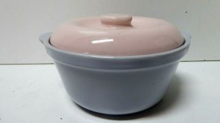 Vintage Diana Oven Ware Casserole Baking Dish Lidded Pot Australian Pottery Deco