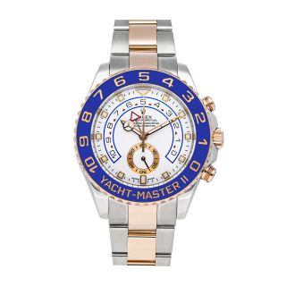 Rolex Yacht - Master Ii Auto 44mm Steel Everose Gold Mens Bracelet Watch 116681