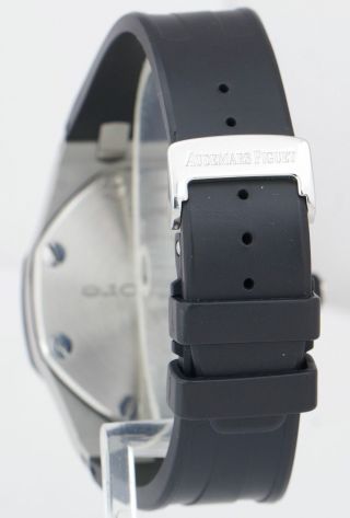Audemars Piguet Royal Oak Offshore 42mm Rubberclad Silver Black 25940SK Watch 4