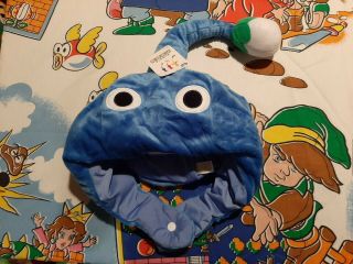 Very Rare Taito Blue Pikmin Plush Toy Hat Ufo Catcher Prize Item Nintendo