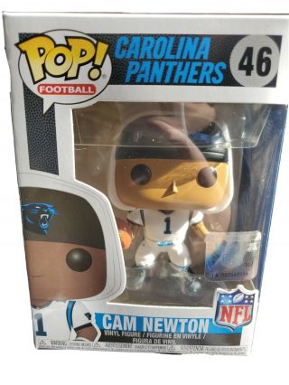 Funko Pop Football: Cam Newton Carolina Panthers 46 Nib