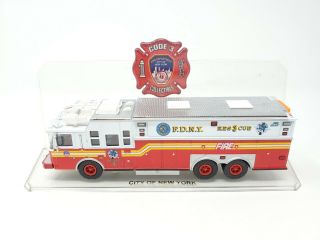 Code 3 Fdny Heavy Rescue 3 Apparatus York Fire Department 1/64 Diecast