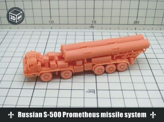 1/144 Resin Kits Russian S - 500 Prometheus Missile System (3d)