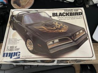 Mpc Pontiac Trans - Am Blackbird Special Edition Muscle Car 1/25 1980