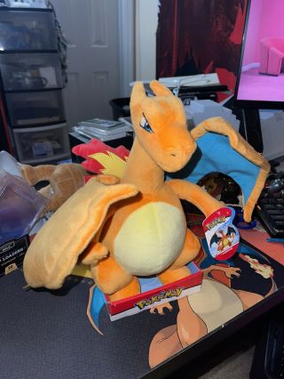 Kids Pokemon Large Charizard Plush Stuffed Animal Soft 12 Inch Toy Gift Us