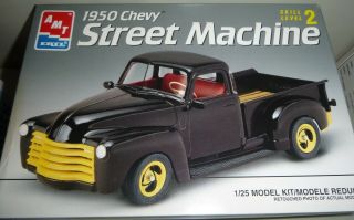Amt 6681 1950 Chevy 3100 Pickup Truck Street Machine 1/25 Mcm Kit Nib Si