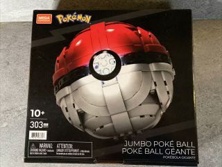 2021 Mega Construx - Pokémon - Jumbo Poké Ball Building Set (303pcs)