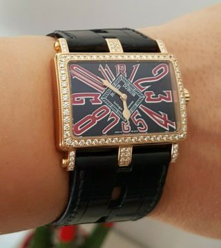 Fine & Roger Dubuis Too Much Love T26 18k Rose Gold / Diamonds Ladies Watch