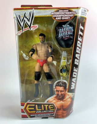 Wade Barrett Wwe Mattel Elite Series 24 Action Figure Wrestling Wrestler Nxt