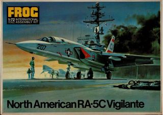 1/72 Frog F275; North American Ra - 5c Vigilante (black Box Series)