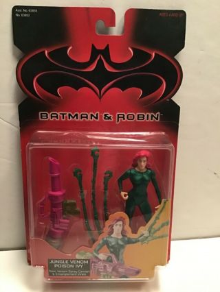 Vintage Kenner 1997 Batman And Robin Jungle Venom Poison Ivy Moc