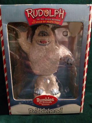 2002 Rudolph The Red Nosed Reindeer Bumbles The Abominable Snowman Bobblehead