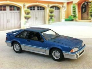 Ultra Rare 3rd Gen 1979 - 1993 Fox Body Ford Mustang 5.  0 Gt 1/64 Scale Ltd Ed Pp11