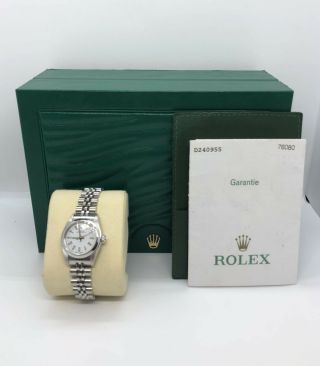 2005 - 06 24mm Ladies Rolex Oyster Perpetual Stainless Steel Watch 4