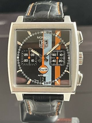 Tag Heuer Monaco Gulf Limited Edition Automatic Watch Cw211a