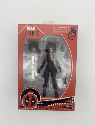Marvel’s Domino Action Figure Hasbro Marvel Legends Series Deadpool 6 "