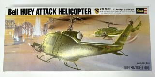 Revell H - 259 Bell Huey Attack Helicopter 1/32 Scale Pp