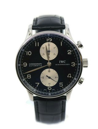 Iwc Portuguese Chronograph Stainless Steel Watch Iw371404