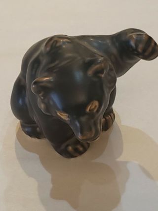 Vintage Khud Kyhn Brown Bear Cub Playing Royal Copenhagen Figurine 21433 Denmark