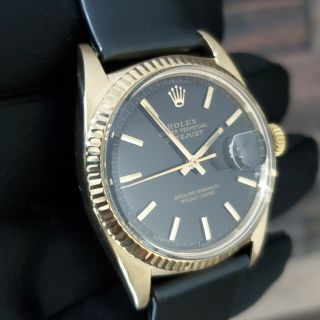 Rolex Datejust Ref: 1601.  36mm Solid Gold Mens Wristwatch.  Highest Bidder Wins