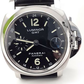 Panerai Luminor Gmt 42 Mm Stainless Steel Automatic Watch Pam00244 Pam 244
