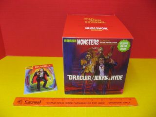 2014 Monarch Dracula / Dr Jekyll & Hyde - 1/13 Monster Scenes Glow In Dark Box