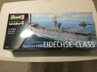 Revell German Lsm Eidechse Class 1:144 Kit,  Box Opened,  Parts In Factory Bags