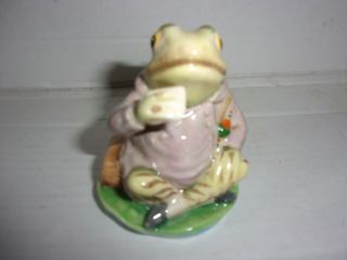 Beatrix Potter Beswick Mr.  Jeremy Fisher Frog Figurine