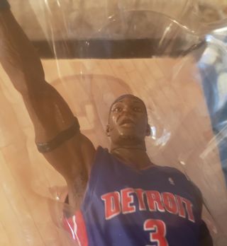 Mcfarlane NBA SportsPicks Ben Wallace Action Figure Cornrows Detroit Pistons 2