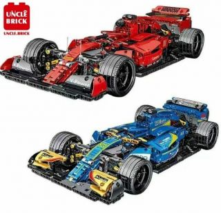 Technical Series Simulation Formula F1 Racing Car Model Building Blocks Bricks