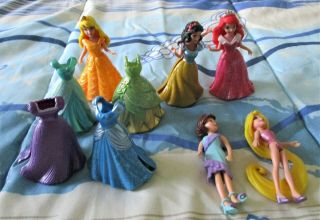 Disney Princess Magic Clip Polly Pocket Dolls & Dresses