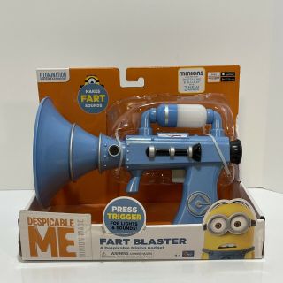 Despicable Me Fart Blaster Minions Gun With Lights & Sounds - Htf Thinkway Toys