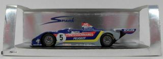 Spark Models 1/43 Scale S1275 - Peugeot 905 Spider 5 Winner European Cup 1992