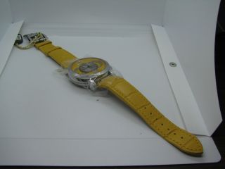 Paul Picot Men ' s Firshire Technograph PP 0334 Yellow Dial Chrono Automatic Watch 5