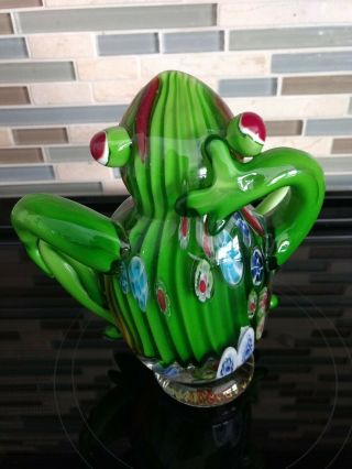 Murano Ann Primrose D ' art Cristalleria Frog 2