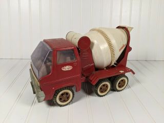 Vintage Tonka Red Cement Mixer Truck Pressed Steel Toy Truck Mound Minnesota 60s