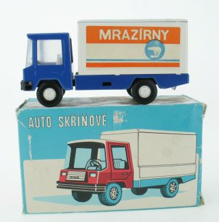Igra - Koffer Lkw Truck - Mrazirny - In Ovp Box Blech Modellauto Tin Model Car
