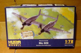 Huma Modell 1/72 Messerschmitt Me 609 Twin - Engine Proposed Heavy Fighter 4500