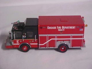 Code 3 Chicago Fire Department Squad 5 Medical Truck Ltd Ed 2005