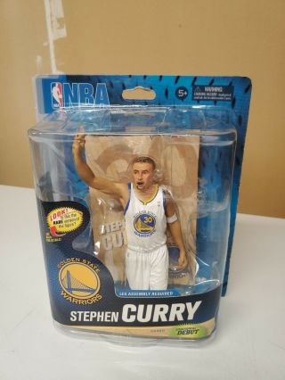 Mcfarlane Nba Series 24 Golden State Warriors Stephen Curry Figure,  Package Wear