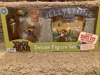 Rare Yogi Bear Jellystone Park Deluxe Figure Set Bonus Dvd