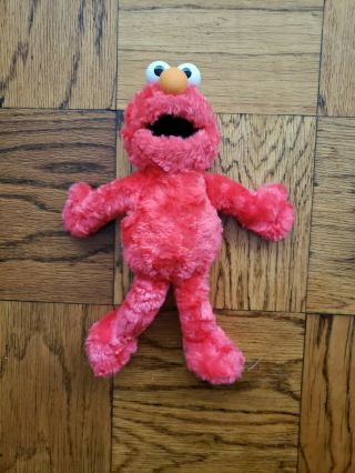 Elmo Plush Gund 14” Stuffed Animal W/ Plastic Eyes Sesame Street